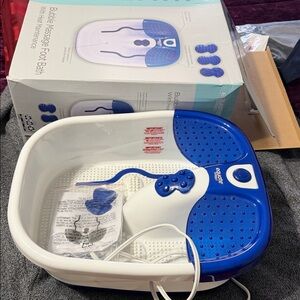 Foot spa Blue Bubble Massage Foot Bath equate